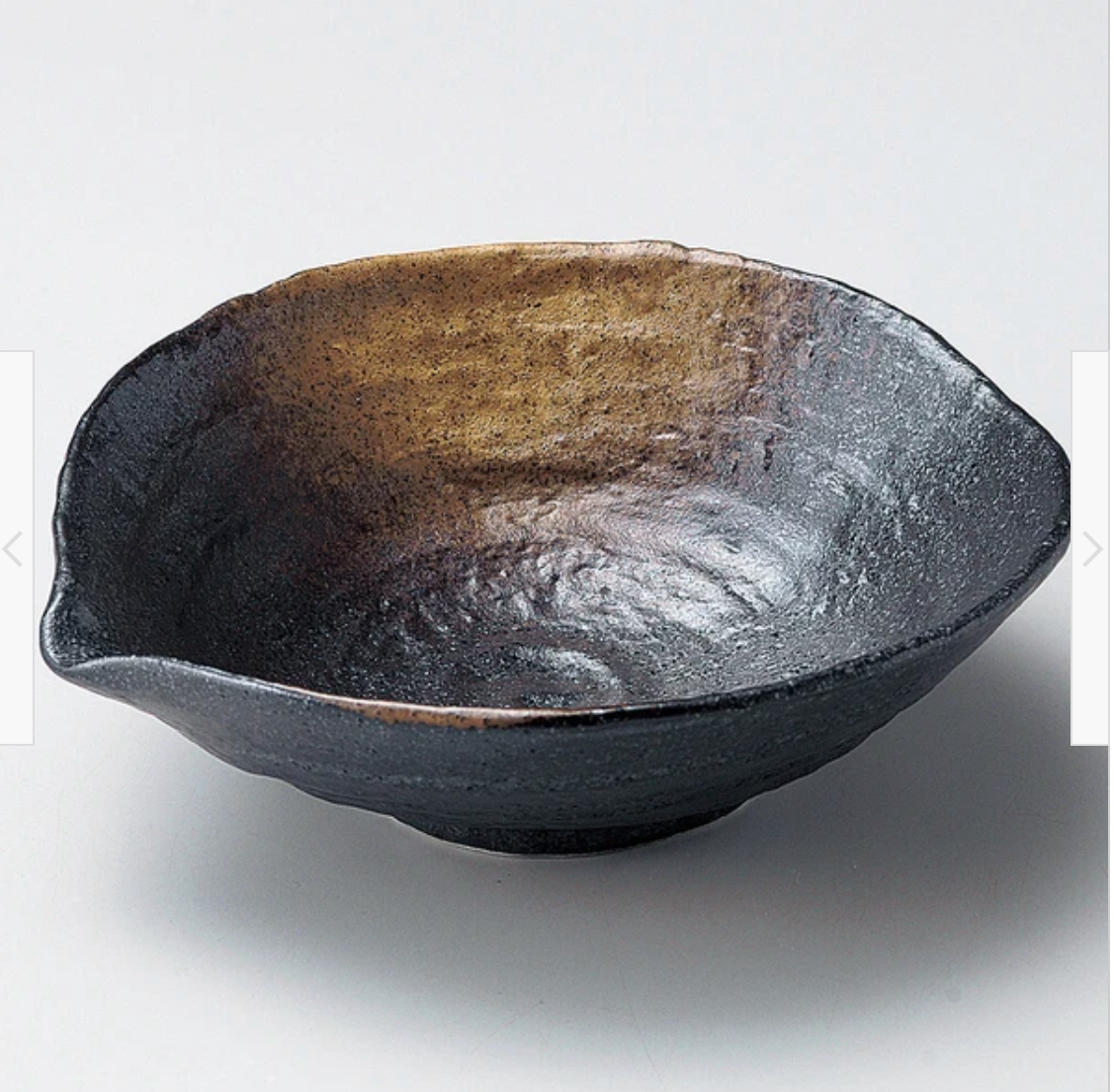 Bol Bizen Kataguchi Noir – Céramique Minoyaki