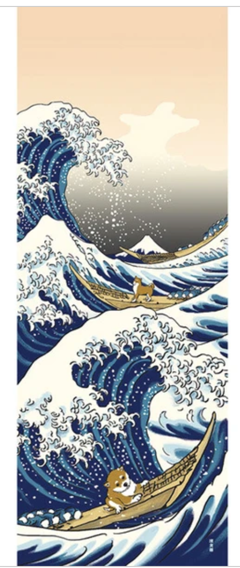 Serviette Tenugui - Hokusai