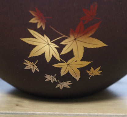 Bol Donburi en bois - Feuilles d'automne