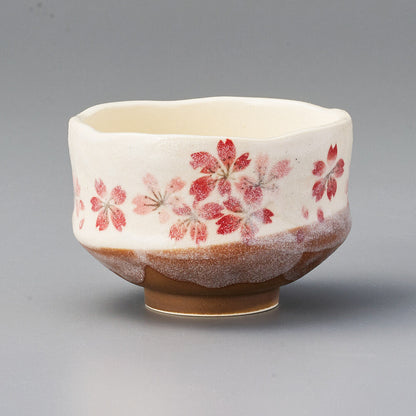 Bol à Matcha - Chawan Fleur de Sakura - Minoyaki Japon