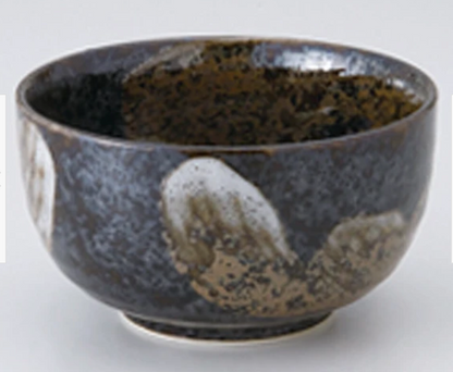 Bol Arabesque Noir – Touches Hakeme – Minoyaki Japon