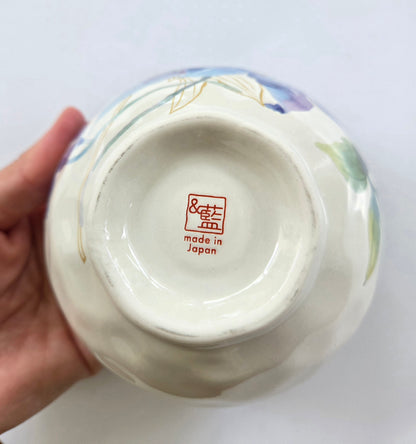 Bol en Porcelaine Passiflore — Artisanat Japonais 🌸