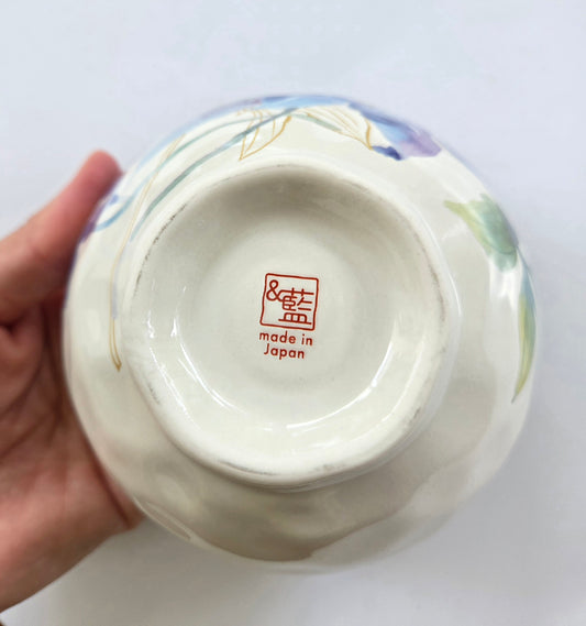 Bol en Porcelaine Passiflore — Artisanat Japonais 🌸