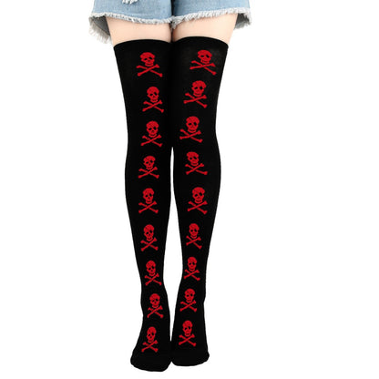 Chaussette haute - Pirate rouge