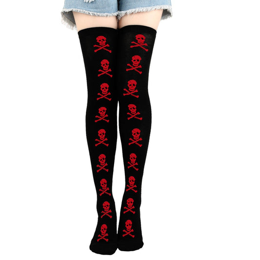 Chaussette haute - Pirate rouge