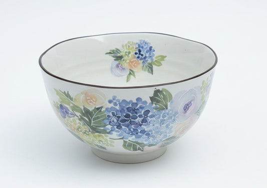 Coffret 5 Bols Floraux — Minoyaki Japon