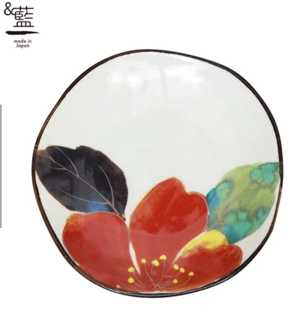 Mini Assiette Mamezara — Camélia Rouge