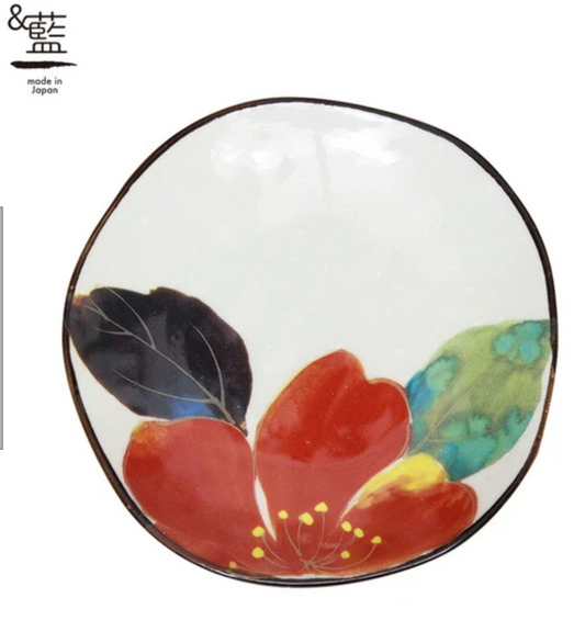 Mini Assiette Mamezara — Camélia Rouge
