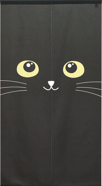 Rideau Noren Black Cat