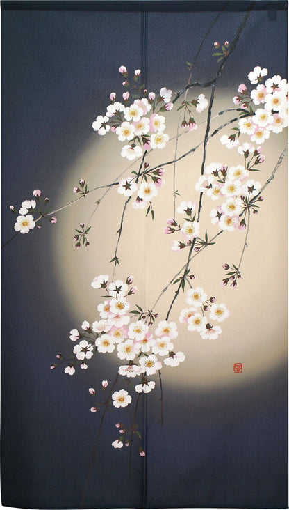 Rideau Noren - Yoizakura Noir