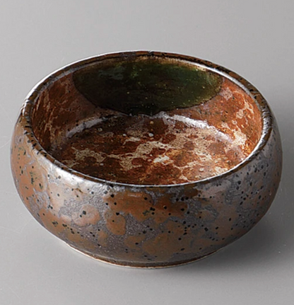 Petit Bol d'Accompagnement Marron 6,5 cm– Céramique Minoyaki Japon