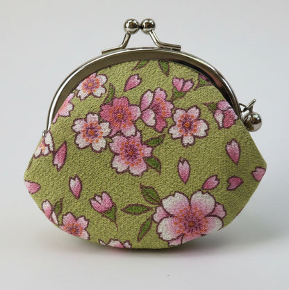 Petite Bourse Gamaguchi - Tissu Japonais Floral