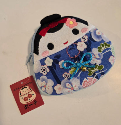 Pochette Poupée Japonaise – Chirimen Kokeshi