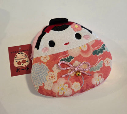 Pochette Poupée Japonaise – Chirimen Kokeshi