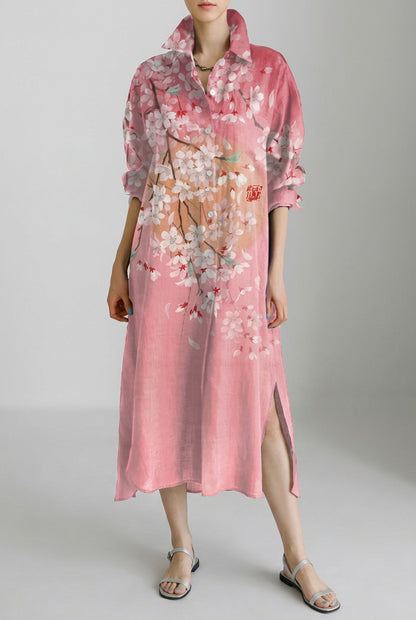 Robe longue - Rose Sakura