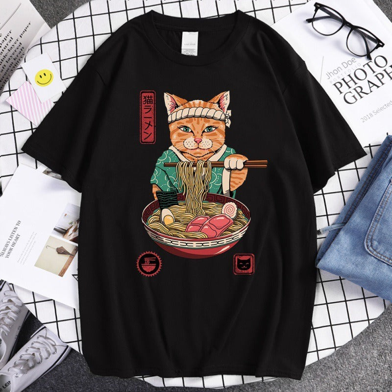 T-Shirt - Chat Ramen