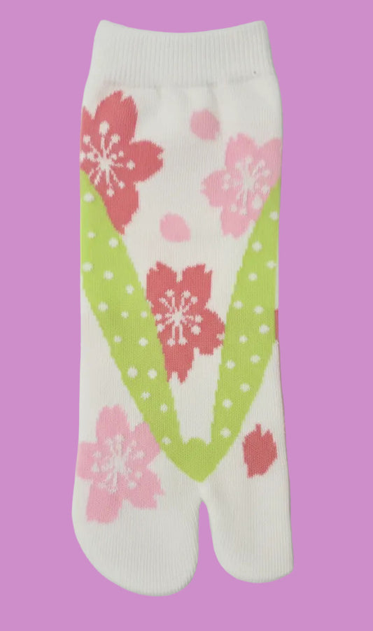 Tabi Socks - Sakura Blanc