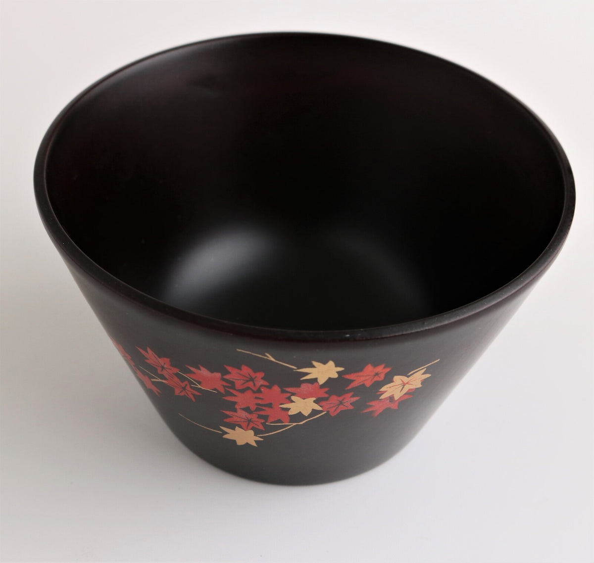 Tasse basse en bois - Feuille d'automne