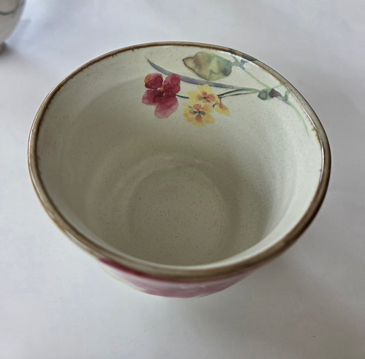 Tasse à Thé Sencha — Camélia Rouge — Minoyaki Japon