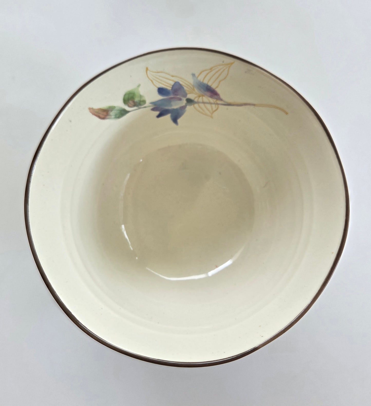 Tasse à Thé Sencha — Clématite Bleue — Minoyaki Japon
