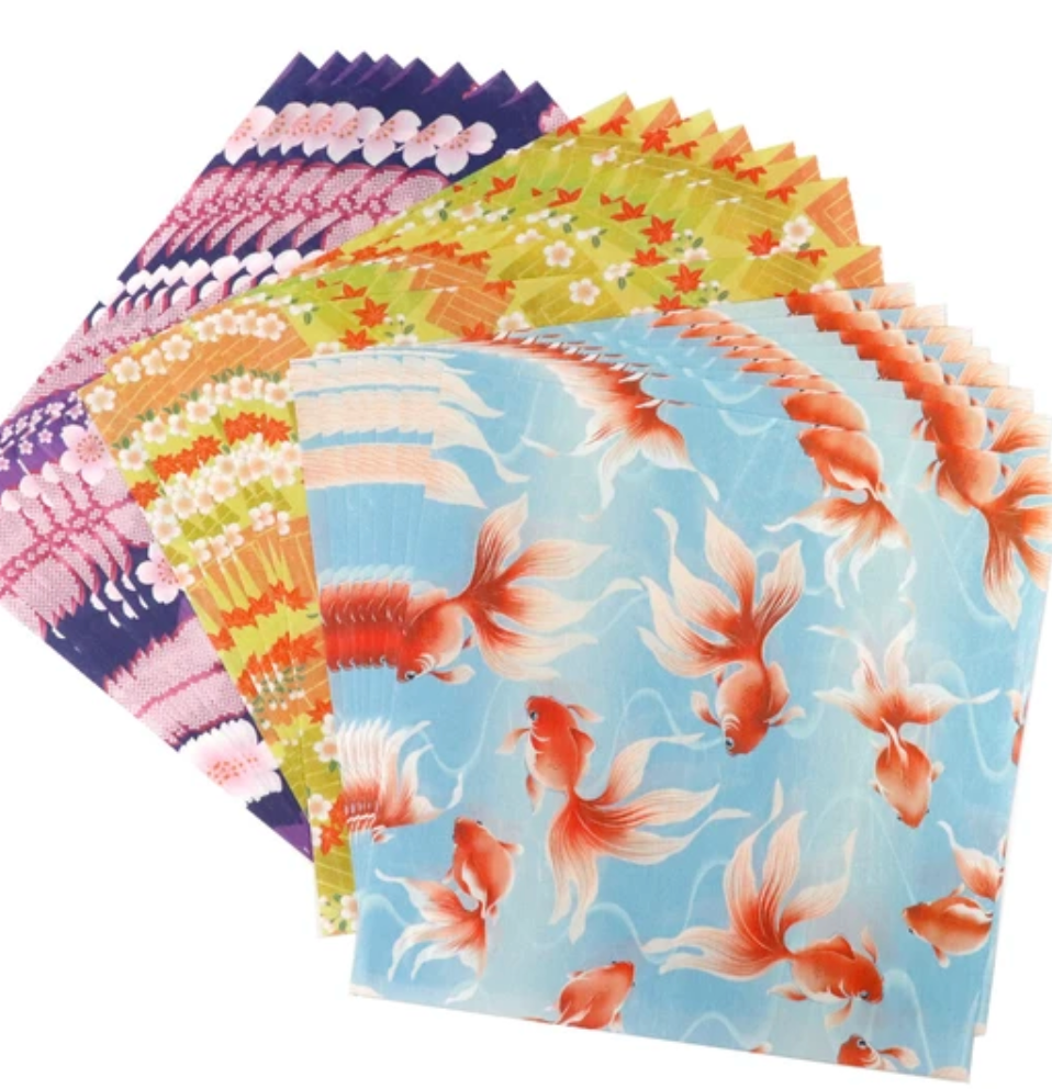 Papier Washi - Chiyogami Carpe