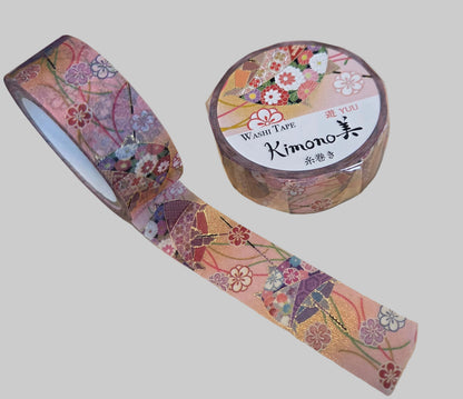 Washi Tape - Kimono Style 15 mm