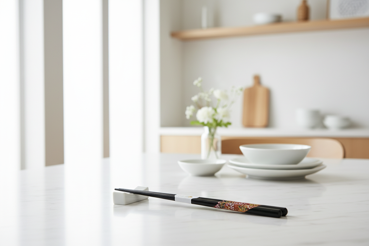 Baguettes kimono - décor lumineux moderne