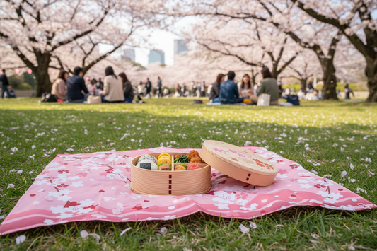 Bento furoshiki Hanami réaliste