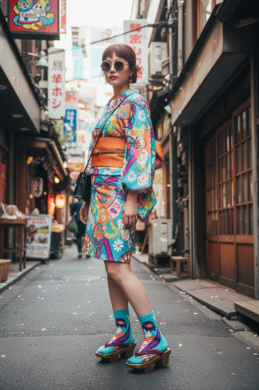 Chaussettes tabi Geisha - Street style avec chaussettes cheville