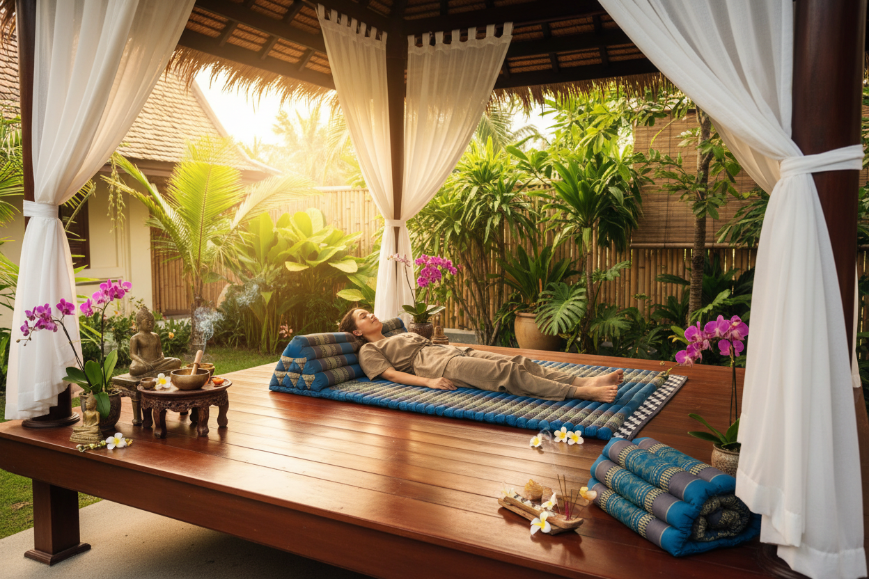 Futon Traditionnel - Ambiance spa thaïlandais