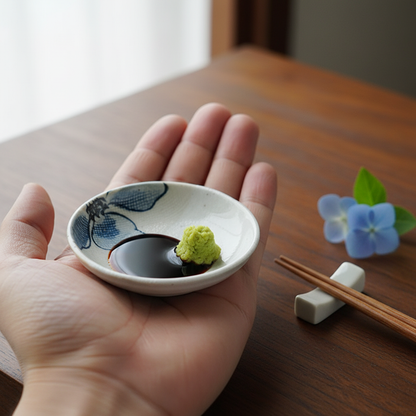 Mini assiette Mino Ware - Image d'ambiance